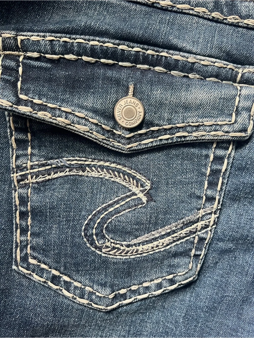 Silver Jeans Blue Denim Jean Shorts
